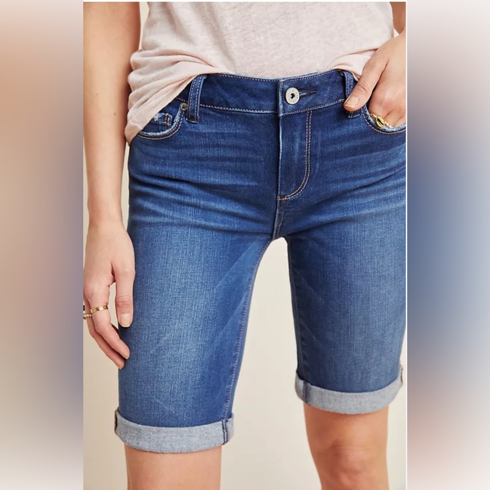 Anthropologie Paige Jax Knee Short